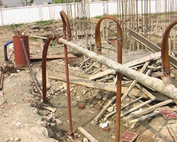 降水井施工现场